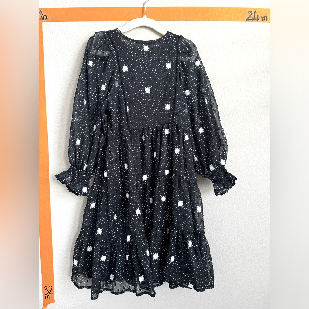 Zara Girl black dress sz 6